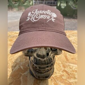 American Eagle Johnny Cash NWT SnapBack Trucker Hat Cap Outlaw Country Singer
